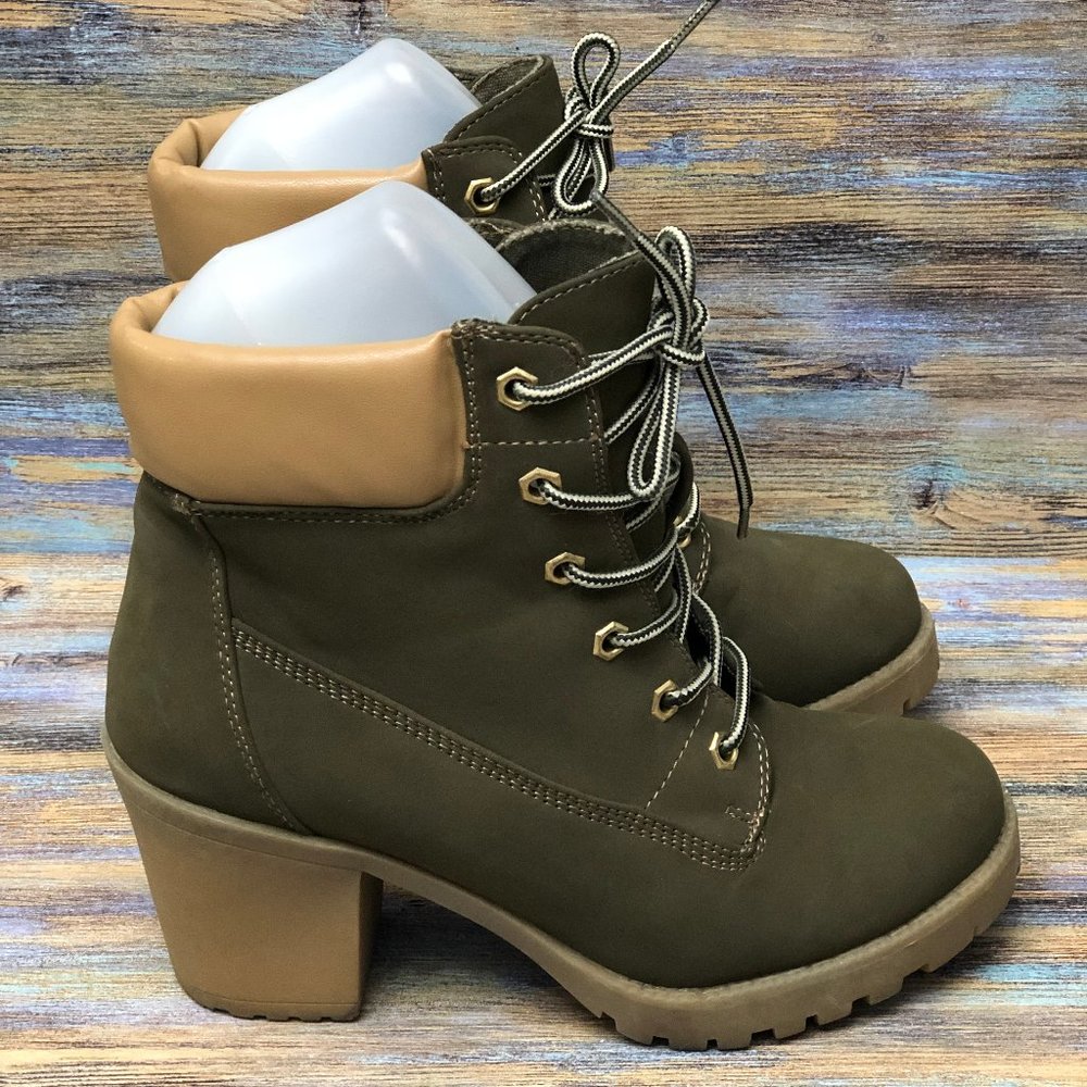 Zigi Soho Kiana Heeled Boots Lace-up Women's Size 6 - Picture 5 of 16